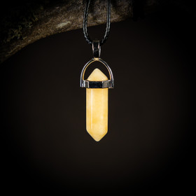 Oranssi kalsiitti -riipus