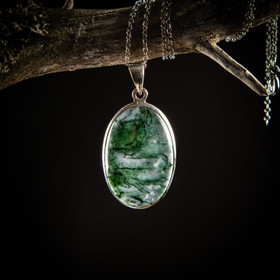 Sammalakaatti-riipus 4, hopea