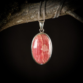 Rodokrosiitti-riipus 2, hopea