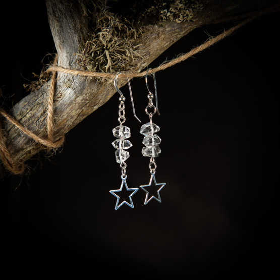 Herkimer-korusetti, hopea