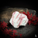 Pinkki turmaliini (rubelliitti) kvartsissa, raakapala