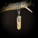 Sitriinikärki-riipus mustalla turmaliinilla