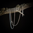 Ankkuriketju riipuksille 1,3 mm, hopea