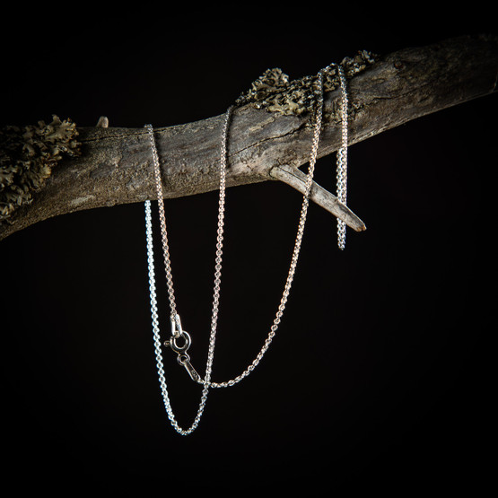 Ankkuriketju riipuksille 1,3 mm, hopea