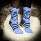 Villasukat, sininen uni, koko 36-37