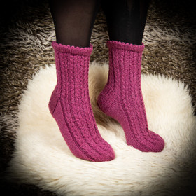 Villasukat, marjapuuro, koko 39-40