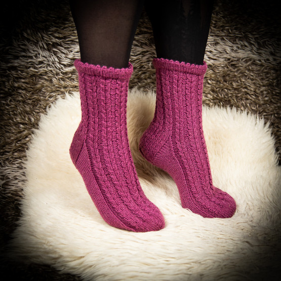 Villasukat, marjapuuro, koko 39-40