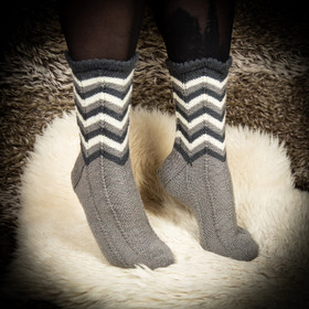 Villasukat, sahalaita, koko 38-39