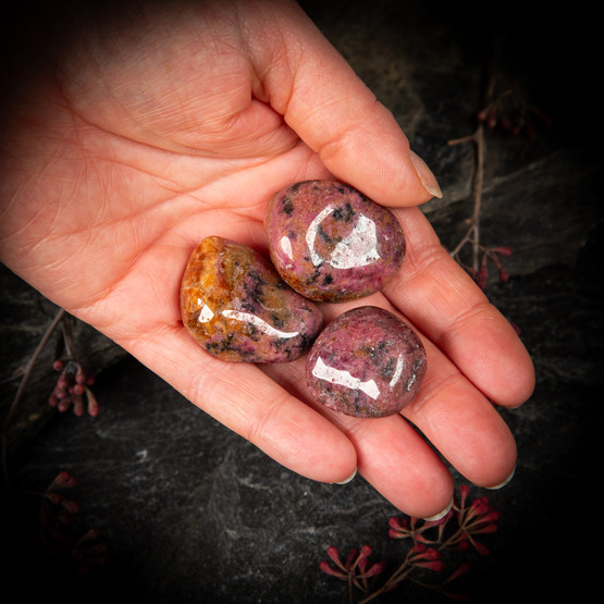 Rodoniitti, rumpuhiottu