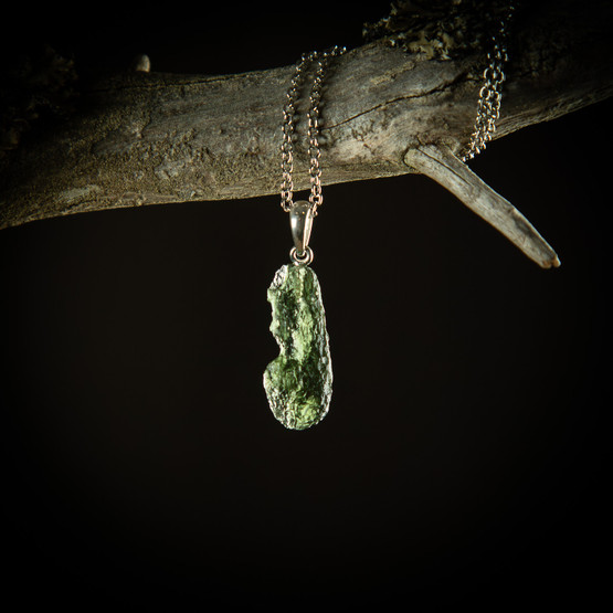 Moldaviitti-riipus 4, 1,2 g