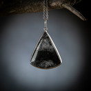 Turmaliinikvartsi-riipus 2, hopea