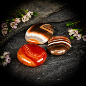 Raidallinen karneoli -kämmenkivi