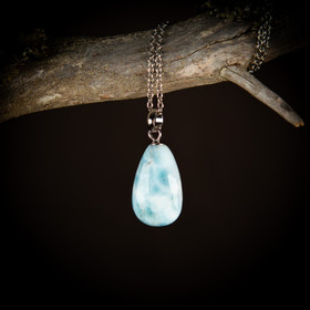 Larimar-riipus, pisara, hopea
