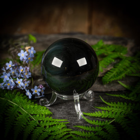Sateenkaariobsidiaani-pallo, 5,5 cm
