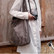 The Organic Company Net Shoulder Bag verkkokassi - savi