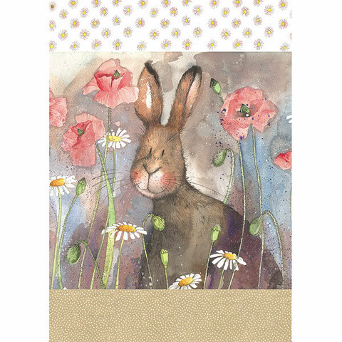 Keittiöpyyhe Hare & Poppies 