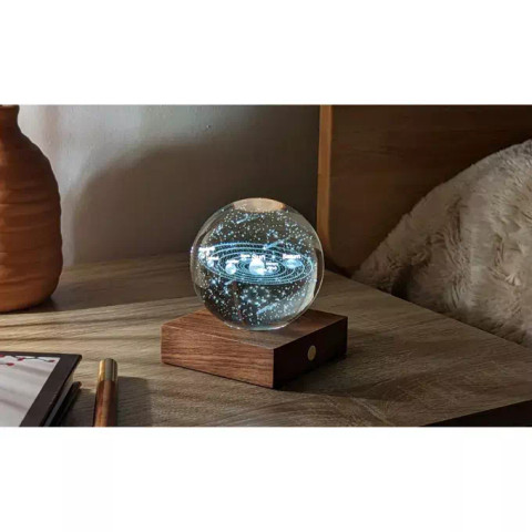 Gingko Amber kristallivalaisin, 3D laser, Solar System