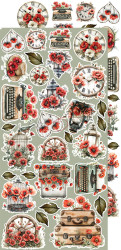 Craft O'clock paperipakkaus Heart of the Sun, Mix, 6