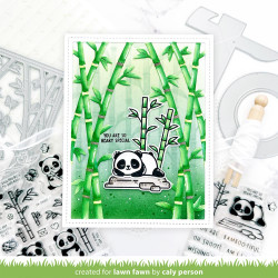 Lawn Fawn leimasin I Heart Pandas! Add-On