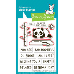 Lawn Fawn stanssi I Heart Pandas Add-On
