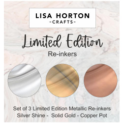 Lisa Horton Crafts Cloud 9 Metallic -täyttöpullot, Limited Edition