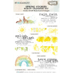 49 and Market Rub-Ons siirtokuvat Spring Stories