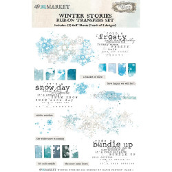 49 and Market Rub-Ons siirtokuvat Winter Stories