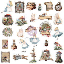 Prima Return To Wonderland Ephemera -leikekuvat, Wonderland Keepsakes