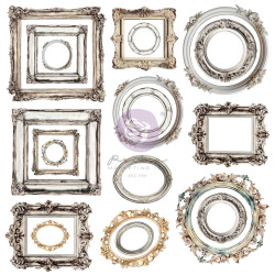 Prima Return To Wonderland Ephemera -leikekuvat, Vintage Frames