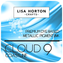 Lisa Horton Crafts Cloud 9 Metallic -mustetyyny, sävy Coastline