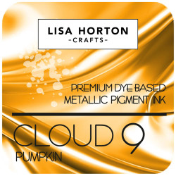 Lisa Horton Crafts Cloud 9 Metallic -mustetyyny, sävy Pumpkin