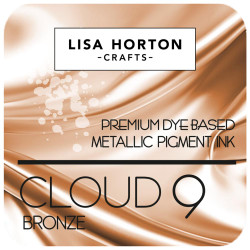 Lisa Horton Crafts Cloud 9 Metallic -mustetyyny, sävy Bronze