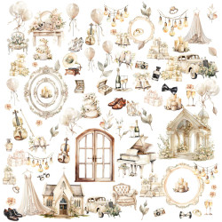 49 and Market Laser Cut Outs -leikekuvat, One Perfect Day, Elements