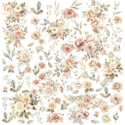 49 and Market Laser Cut Outs -leikekuvat, One Perfect Day, Wildflowers