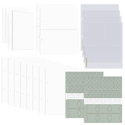 49 and Market Foundations Binder Wanderlust Explorer -kansio