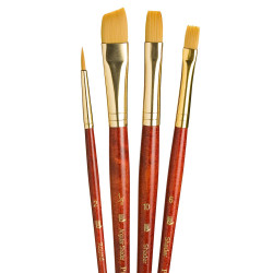 Princeton Real Value Golden Taklon -sivellinsetti, 4 kpl