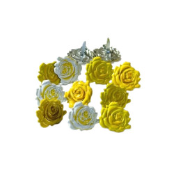 Haaraniitit Yellow Rose, 12 kpl