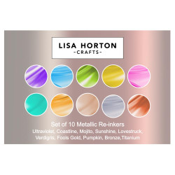 Lisa Horton Crafts Cloud 9 Metallic -mustetyynyt, Limited Edition
