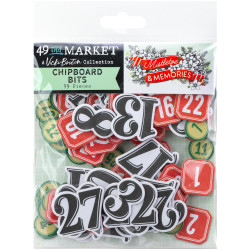 49 and Market Chipboard leikekuvat Mistletoe & Momories by Vicki Boutin