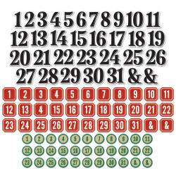 49 and Market Chipboard leikekuvat Mistletoe & Momories by Vicki Boutin