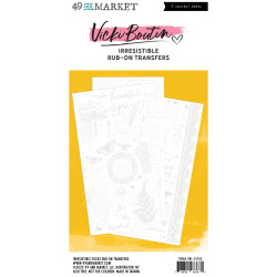 49 and Market Rub-Ons siirtokuvat Irresistible Focus by Vicki Boutin