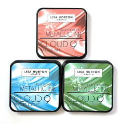 Lisa Horton Crafts Cloud 9 Metallic -mustetyynyt Winter 2025