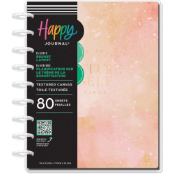 Mambi Happy Planner Classic Guided Journal -muistikirja, Textured Canvas Budget