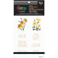 Mambi Happy Planner Value Pack -tarrapakkaus Dark Garden