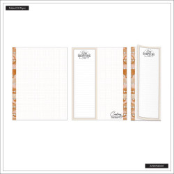 Mambi Happy Planner Classic Half Sheet paperipakkaus, Rustic Roots
