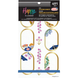 Mambi Happy Planner Value Pack -tarrapakkaus Butterfly Botanics BIG