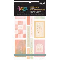 Mambi Happy Planner Value Pack -tarrapakkaus Textured Canvas Budget