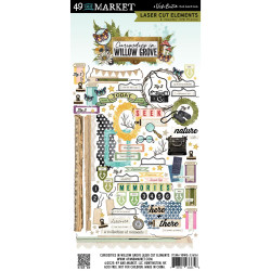 49 and Market Laser Cut Outs -leikekuvat, Curiosities In Willow Grove