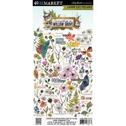 49 and Market Laser Cut Outs -leikekuvat, Curiosities In Willow Grove, Foliage