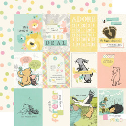 Simple Stories Say Cheese Classic Pooh Baby skräppipaperi 3x4 Elements